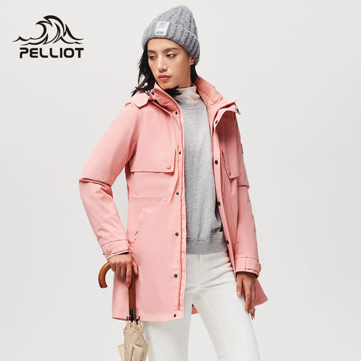 112040110伯希和户外三合一加棉冲锋衣女款秋冬可拆卸潮牌防水加厚保暖外套112040110 商品图1