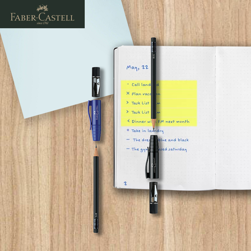 德国辉柏嘉  红系列 四合一完美铅笔【含铅笔、笔刨、橡皮、延长器】