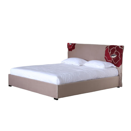 NS家居nsfurniture&SANTU HOME“玫瑰炸弹”艺术原创设计布艺布艺双人床NSBD-7061C-180*200 STH RB 商品图1