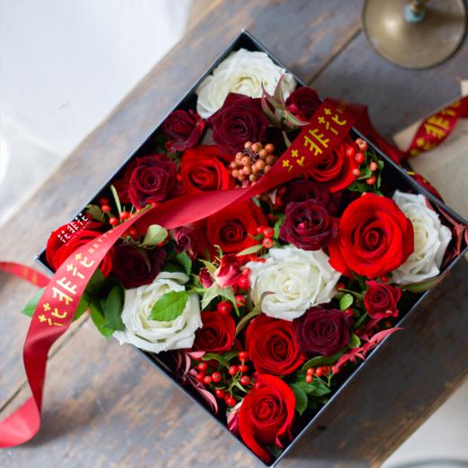 《爱》-红色系花盒 商品图0