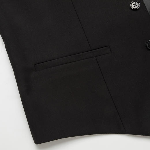 罗蒙男士马甲春商务休闲纯色背心马夹西装马甲男 商品图7