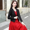 韩版百搭配旗袍裙子外搭蕾丝小西装HR-CME2015AB 商品缩略图4