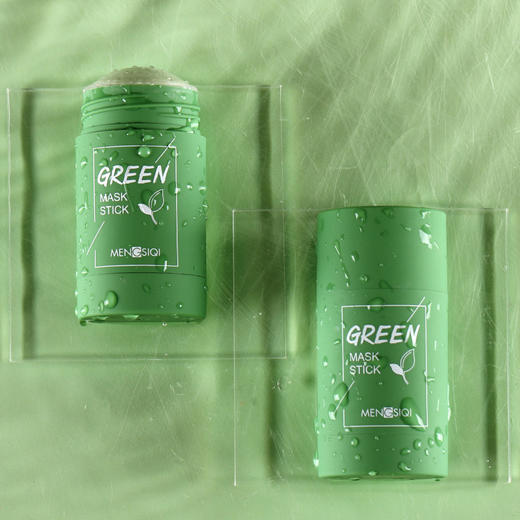 【买1送1】MENGSIQI净颜亮肤绿茶固体清洁面膜 商品图3