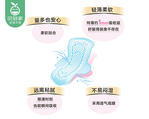 花王乐而雅S系列日用卫生巾/1包（19片）限用日期：28年6月 商品图4