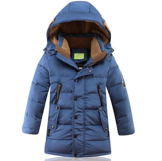 【男童】儿童羽绒服男童中长款  中大童冬装 商品图1