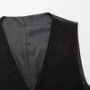 罗蒙男士马甲春商务休闲纯色背心马夹西装马甲男 商品缩略图5