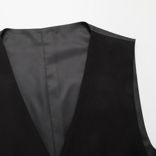 罗蒙男士马甲春商务休闲纯色背心马夹西装马甲男 商品图5