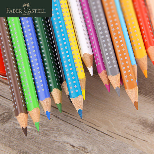 德国辉柏嘉 红系列 粗杆特点水溶彩铅 22件套装 商品图3