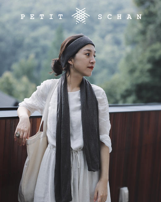 【经典款】PETIT SCHAN小闪 #020 Oxygen girl氧气女孩 日本制造四季款棉麻混纺六芒星针织休闲发带 商品图8