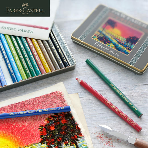 德国辉柏嘉 绿系列  “Polychromos” 111周年复刻纪念版 油性彩色铅笔 商品图1