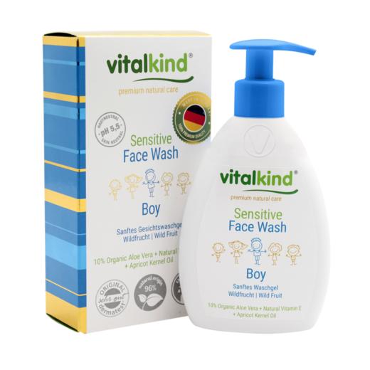 薇塔坎德vitalkind德国进口儿童洗面奶男宝宝洁面乳液水果味200ml 商品图4