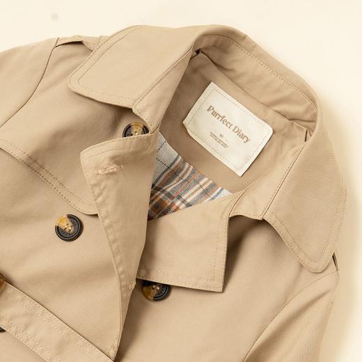 【35元福利专区】咕噜日记儿童经典复古英伦风束腰风衣外套 商品图7