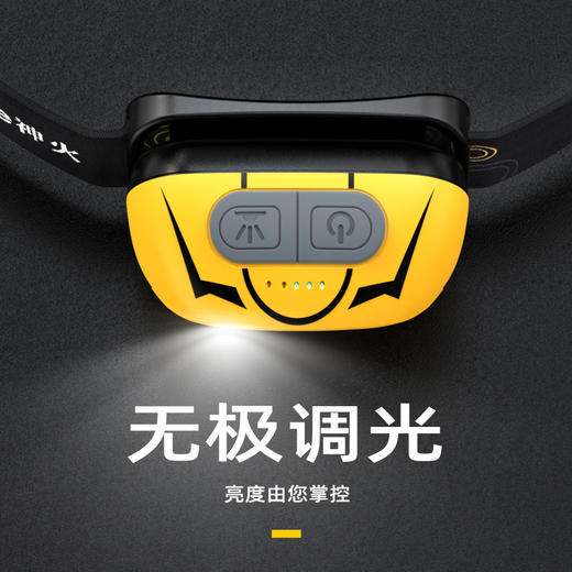 SUPERFIRE神火HL05-S头灯强光感应夜钓充电超亮超长续航户外头戴式钓鱼灯 商品图1