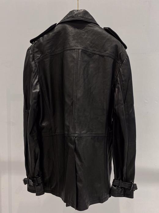 burberry博柏利黑色皮衣