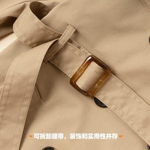 【35元福利专区】咕噜日记儿童经典复古英伦风束腰风衣外套 商品图6