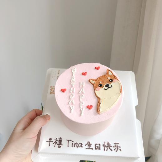 多款式~宠物猫狗柴犬泰迪萨摩耶手绘蛋糕-低糖处理无添加 商品图9