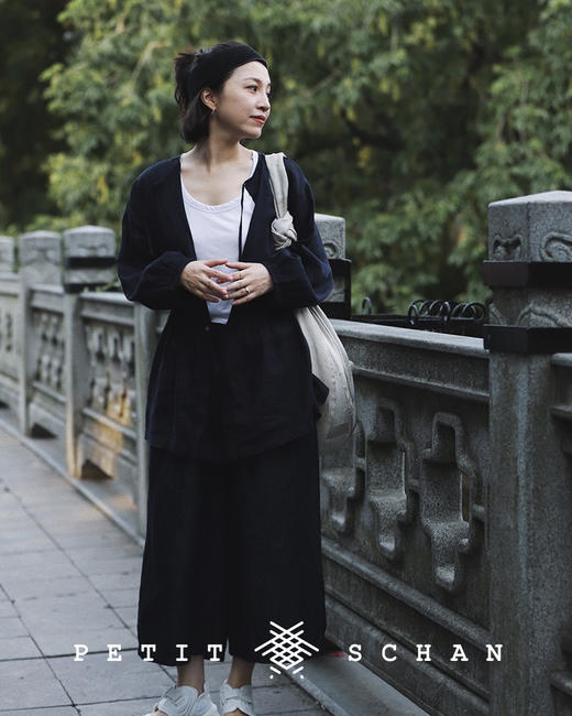 【经典款】PETIT SCHAN小闪 #020 Oxygen girl氧气女孩 日本制造四季款棉麻混纺六芒星针织休闲发带 商品图10