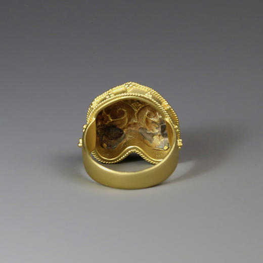 唐代金花"盛唐花舞"戒指