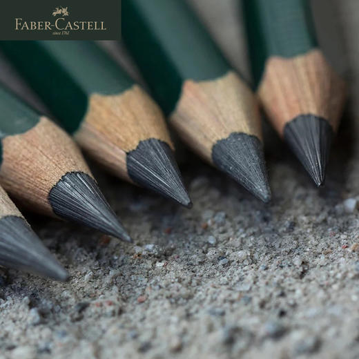 德国辉柏嘉 绿系列 “Castell 9000”  粗杆绘图素描铅笔 单支/5支装 商品图3