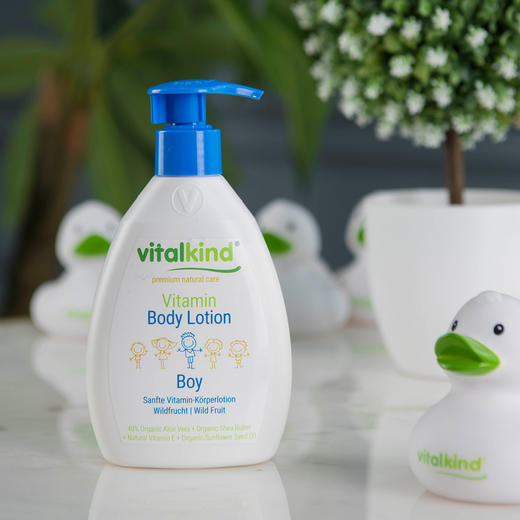薇塔坎德vitalkind德国进口儿童身体乳男宝宝维生素润肤露200ml 商品图3