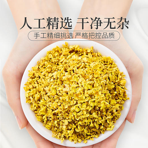 庄民 桂花 杂质少干花 桂花茶泡水25g/罐 商品图1