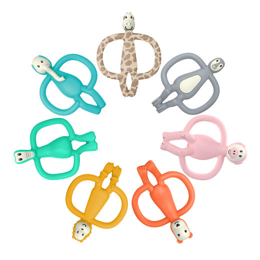 英国Matchstick Monkey火柴猴牙胶宝宝婴儿咬咬安抚磨牙棒动物款 商品图4