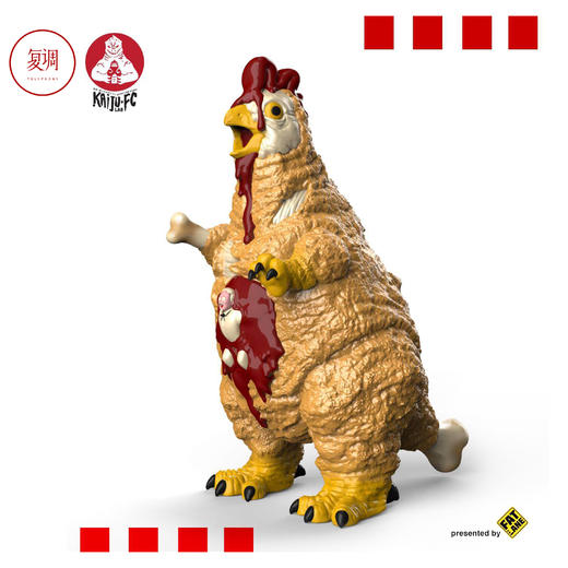 现货 鸡斯拉 ChickZilla  Kaiju FC Lab FatLane 潮玩 商品图1