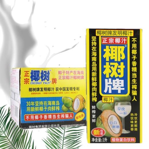 海南椰树椰子汁大盒1L 商品图5