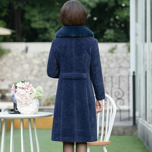 YEC-A966-8862冬装水貂绒新款洋气中长款外套 商品图3