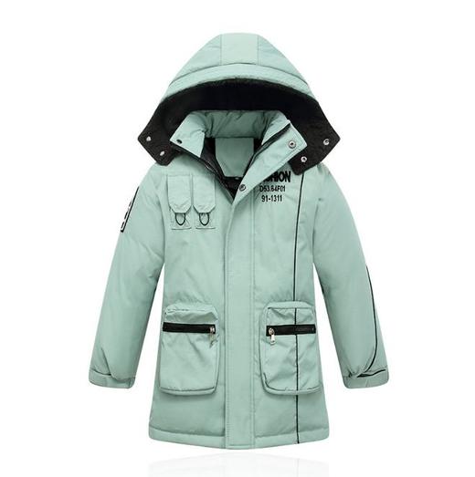 【男童】儿童羽绒服男童中长款韩版加厚中小童童装 商品图4