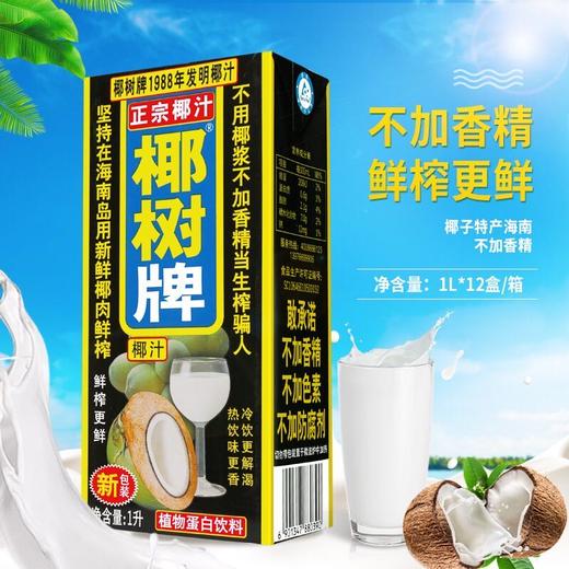 海南椰树椰子汁大盒1L 商品图3