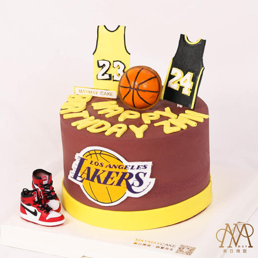 【3456】“科比LAKERS球队· 篮球AJ蛋糕 商品图5
