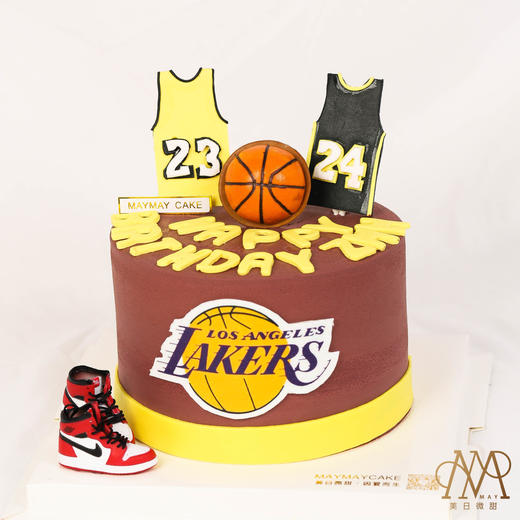 【3456】“科比LAKERS球队· 篮球AJ蛋糕 商品图0