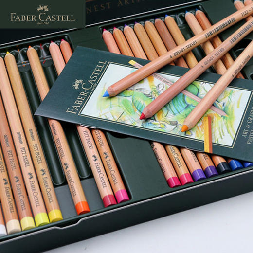 德国辉柏嘉 绿系列 “Pitt” 粉彩彩色铅笔 12/24/36/60色 商品图1