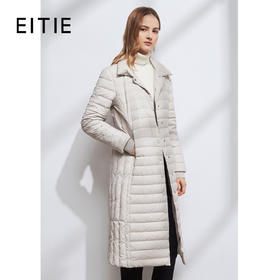 EITIE爱特爱冬季新款时尚简约百搭保暖轻薄直筒羽绒服外套女5811505