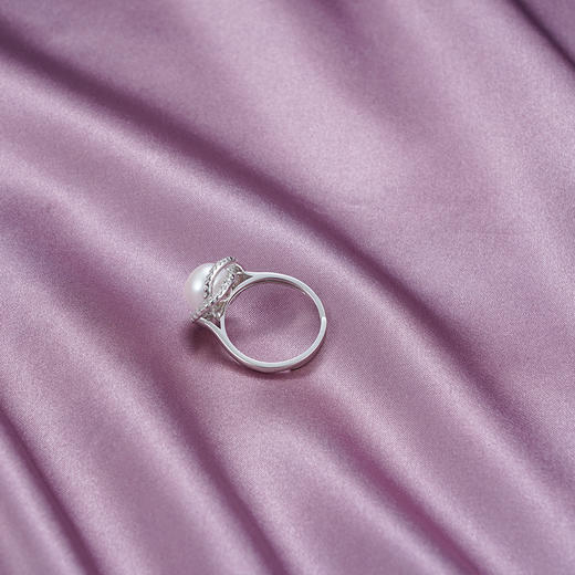 环环相扣-S925银珍珠戒指【RM0010-1-XF】2010 商品图6