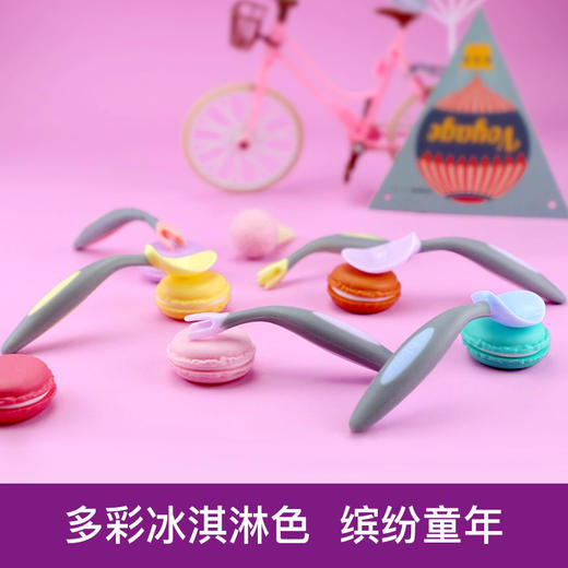 bbox勺子冰淇淋系列宝宝学吃饭训练弯头叉勺婴儿餐具辅食勺1-2岁 商品图2