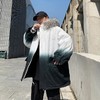 【男装】*国潮大毛领连帽棉衣男士韩版渐变色加厚棉服潮流外套 商品缩略图2