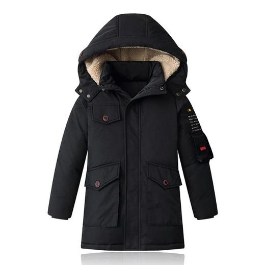 【童装】儿童羽绒服男童中长款韩版加厚中大童童装 商品图2