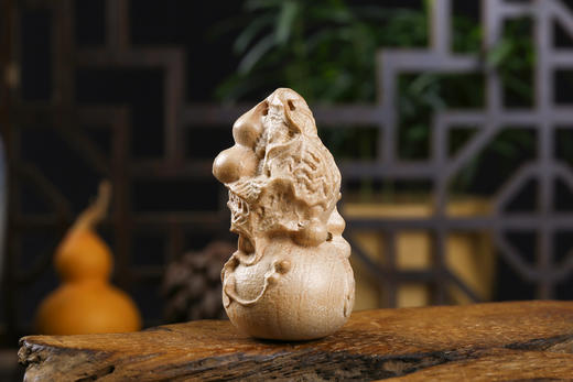 桃木五福葫芦，天然桃木，精细雕刻，把玩佩戴 商品图2