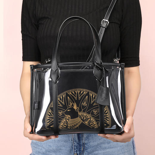 大英博物馆官方盖亚安德森猫透明斜挎包手提包创意送女友礼物