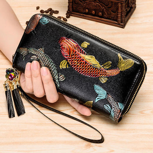 DDL-MCS-2236新款时尚真皮头层牛皮女士手拿包 商品图0