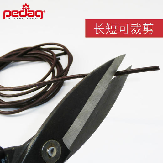 pedag德国进口打蜡圆形牛皮革鞋带休闲短靴子工装靴马丁靴男皮鞋鞋带 商品图4