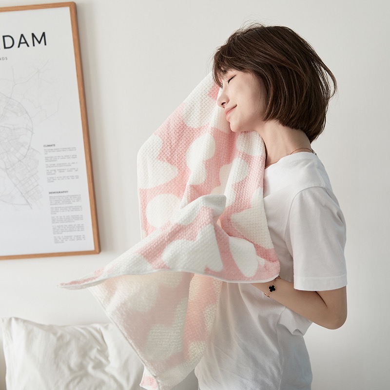 菠萝格大浴巾 超吸水超纤维速干浴巾 不脱毛掉色 耐用不发硬 儿童老人适用