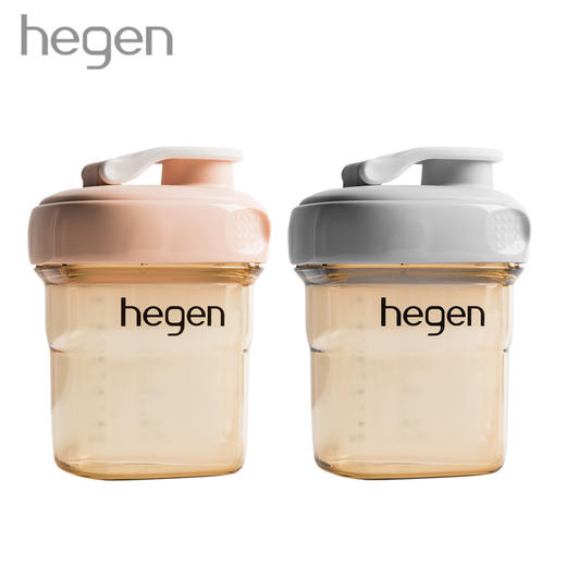 hegen宽口径多功能水杯盖 宝宝婴儿童通用美式纯色卡通有盖配件 商品图3