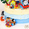 3460“森林托马斯小火车蛋糕”黄蓝抹边底（送男孩 小朋友 周岁） 商品缩略图4