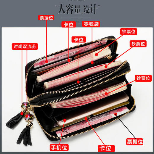 DDL-MCS-2236新款时尚真皮头层牛皮女士手拿包 商品图4