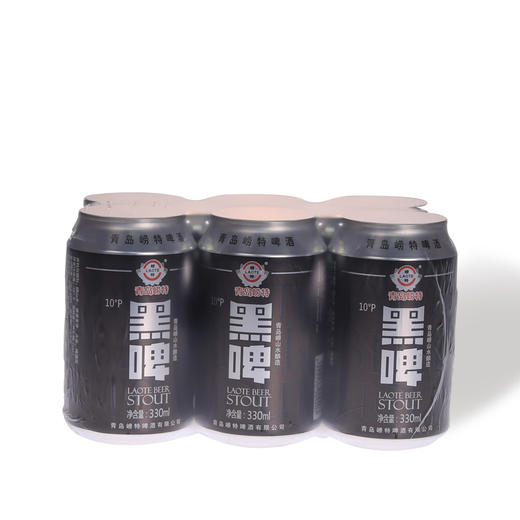 青岛崂特啤酒  黑啤330ml*24听 商品图3