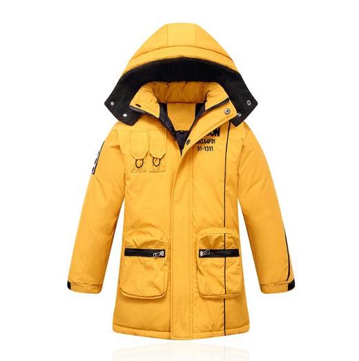 【男童】儿童羽绒服男童中长款韩版加厚中小童童装 商品图3