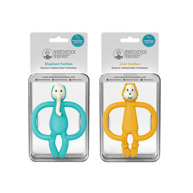 英国Matchstick Monkey火柴猴牙胶宝宝婴儿咬咬安抚磨牙棒动物款